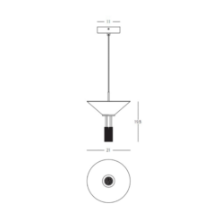 LED пендел ZAMBELIS 23199 PENDANT LAMP - Image 2