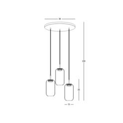 LED пендел ZAMBELIS 23231 PENDANT LAMP - Image 2
