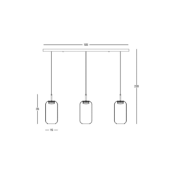 LED пендел ZAMBELIS 23232 PENDANT LAMP - Image 2