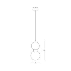 Пендел ZAMBELIS 23242 PENDANT LAMP - Image 2