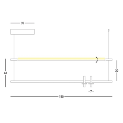 LED пендел ZAMBELIS 23251 PENDANT LAMP - Image 2