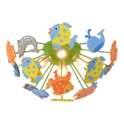 Плафон Luxera AQUARIUM MULTICOLOR за хол
