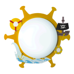 Плафон Luxera PIRAT MULTICOLOR за хол