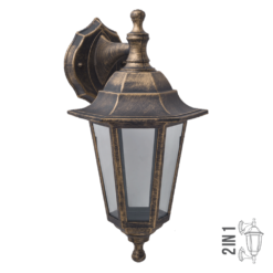 Фасаден аплик Luxera CAPRI RUSTIC за фасада