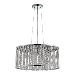 Пендел LUXERA 46060 STIXX 6xG9/33W, SILVER/CLEAR
