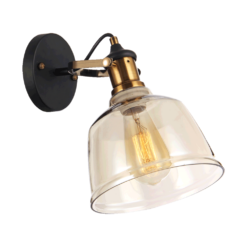Аплик Luxera FAMOSA COGNAC за спалня