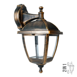 Фасаден аплик Luxera PALERMO RUSTIC за фасада