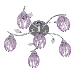 Плафон Luxera EZZO PURPLE - декоративно осветление за хол