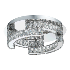 Кристален плафон Luxera SANTANA CHR