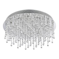 Плафон LUXERA 64395 DARZEDA 7xGU10/50W, CHROME/CLEAR