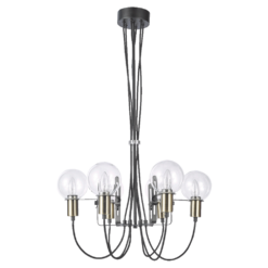 Полилей LUXERA 64400 ABRAZO 6xE14/40W,ABS/CLEAR