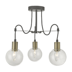 Полилей LUXERA 64402 ABRAZO 3xE14/40W,ABS/CLEAR