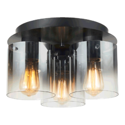 Плафон Luxera MOXIE SMOKY - декоративно осветление за хол