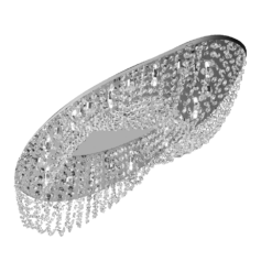 Плафон LUXERA 69047 ELIPTHON 10xG9/33W, CHROME/CLEAR