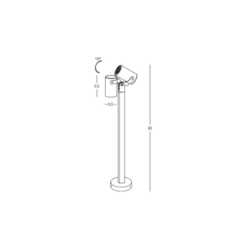 Градински стълб ZAMBELIS E325 GARDEN BOLLARD LAMP - Image 2