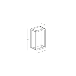 LED фасаден аплик ZAMBELIS E336 OUTDOOR WALL LAMP - Image 2