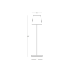 LED градинска настолна лампа ZAMBELIS E370 TABLE OUTDOOR - Image 2