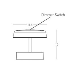 LED градинска настолна лампа ZAMBELIS E402 TABLE OUTDOOR - Image 2