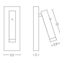 LED аплик с ключ ZAMBELIS H68-B WALL LAMP - Image 2