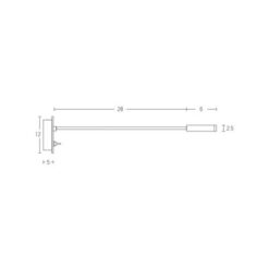 LED аплик за вграждане с ключ ZAMBELIS H69 WALL RECESSED - Image 2