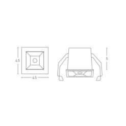 LED луна за вграждане ZAMBELIS LIGHTS S084 RECESSED DOWNLIGHT LAMP - Image 2
