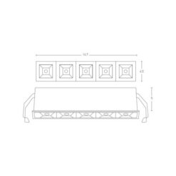 LED луна за вграждане ZAMBELIS LIGHTS S086 RECESSED DOWNLIGHT LAMP - Image 2