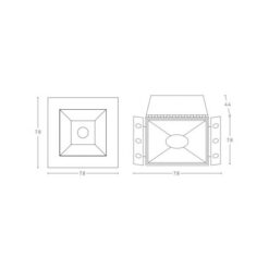 Луна за вграждане ZAMBELIS LIGHTS S091 TRIMLESS RECESSED DOWNLIGHT LAMP - Image 2