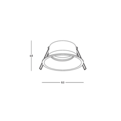 Луна за вграждане ZAMBELIS S149 RECESSED DOWNLIGHT LAMP - Image 2
