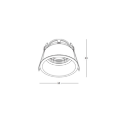 Луна за вграждане ZAMBELIS S150 RECESSED DOWNLIGHT LAMP - Image 2