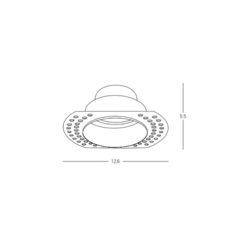 Луна за вграждане ZAMBELIS S162 TRIMLESS RECESSED DOWNLIGHT LAMP - Image 2