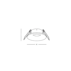 Луна за вграждане ZAMBELIS S168 RECESSED DOWNLIGHT LAMP - Image 2