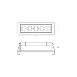 LED луна за вграждане ZAMBELIS S195 RECESSED DOWNLIGHT LAMP - Image 2