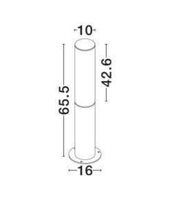 Градински стълб NOVA LUCE 9030106 IMAN - Image 6