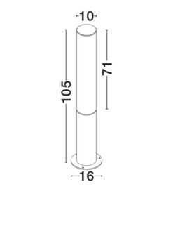 Градински стълб NOVA LUCE 9030107 IMAN - Image 7