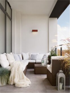 Аплик Nova Luce Brown 9030584 за екстериорно осветление