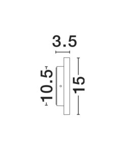 Фасаден аплик NOVA LUCE 9030748 NITRO - Image 3