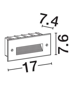 Фасадна луна за вграждане NOVA LUCE 9030774 POLKA - Image 6