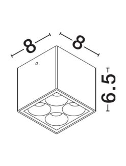Фасадна луна за външен монтаж NOVA LUCE 9030947 SIMPLY - Image 4