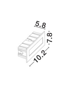 Фасадна луна за вграждане NOVA LUCE 9050706 OLIN - Image 6