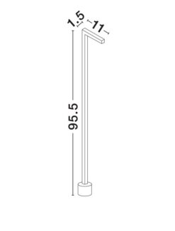 Градински стълб NOVA LUCE 9060262 PIPE - Image 2