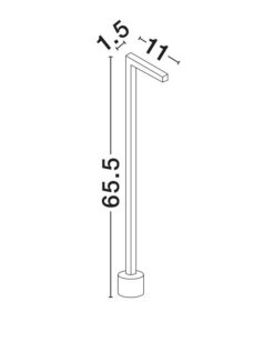 Градински стълб NOVA LUCE 9060264 PIPE - Image 2