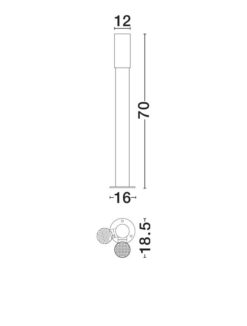 Градински прожектор NOVA LUCE 9136420 PEC - Image 6