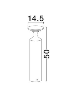 Градински стълб NOVA LUCE 9136425 PISTILLO - Image 3
