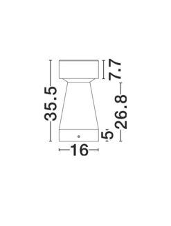 Градински стълб NOVA LUCE 9186185 LUA - Image 2