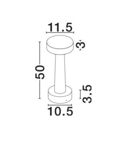 Градински стълб NOVA LUCE 9540272 CRAM - Image 6