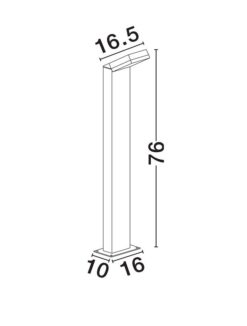 Градински стълб NOVA LUCE 9971478 FARGE - Image 7