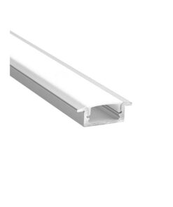 ALUMINUM PROFILE PROFLEX-R F02 RECESSED MOUNTED FOR LED   ЛЕНТА  22.5X7MM IP20 2m 9930030 VITO