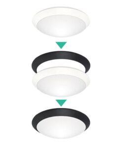 ПЛАФОН ЗА ТАВАН JULIA E27 φ300*H90 IP54 2RINGS INCLUDED 2027800 VITO