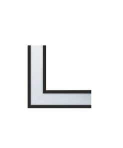 ЪГЛОВ КОНЕКТОР 90° ЗА ЛИНЕЕН ОСВЕТИТЕЛ ЗА ВГРАЖДАНЕ PROFILED RL1 250x250x65mm 9W 4000K (НЕУТРАЛНА СВЕТЛИНА) TETRIS 2  ЧЕРЕН ЦВЯТ