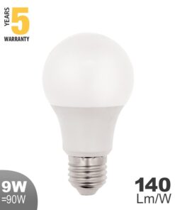 HIGH LUMEN LED КРУШКА SUPREME A60 E27 9W 1278Lm  4000K (НЕУТРАЛНА СВЕТЛИНА) 1519580 VITO